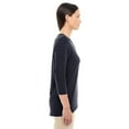 thumbnail image 3 of Devon & Jones Ladies' Perfect Fitâ„¢ Bracelet-Length V-Neck Top 3XL BLACK, 3 of 3