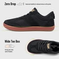 thumbnail image 5 of Sosenfer Women's Mesh Wide Toe Box Barefoot Shoes Zero Drop Walking Sneakers Minimalist Casual Shoes Black, 5 of 5