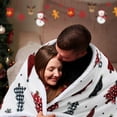 thumbnail image 7 of Christmas Sherpa Throw Christmas Tree Fleece Blanket 50 x 60 Inch Winter Xmas Plaid Tree Reversible Microfiber Blanket Holiday Decorative Soft Ultra Blankets for Gift Couch Bed, 7 of 7