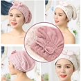 thumbnail image 2 of Jseng 3 Gorros De Toalla Para El Cabello De Microfibra, Extra Suaves Y Ultra Absorbentes, Gorros De Secado Rápido Para El Cabello, Toalla, Envoltura De Turbante Para Cabello Mojado Para Mujeres, 2 of 5