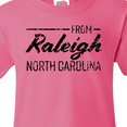 thumbnail image 4 of Inktastic From Raleigh North Carolina in Black Distressed Text Youth T-Shirt, 4 of 5