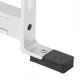 thumbnail image 3 of Water Pump Bracket Aluminum Alloy Desktop Water Cooling Pump Radiator Support Holder for 2545mm Radiator Fan Silver, 3 of 3