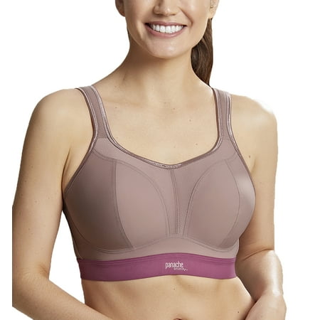

Panache Non-Wire Sports Bra (7341) 28HH Warm Taupe