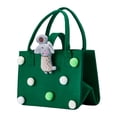 thumbnail image 3 of One opening Women Girls Felt Handbag Large Capacity Cute Cartoon Casual Party Bag for Adult Kids, 3 of 8