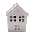 thumbnail image 1 of segolike Ceramic Light up Christmas Mini House Figurine Multipurpose Mini Building Statue 9x6.5x12cm, 1 of 9