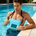 thumbnail image 4 of Waterproof Phone Pouch Dry Bag for Swimming Diving Rafting | Touchscreen Compatible Waist Pack Crossbody | Three Layer Sealed Waterproof Protection | Outdoor Beach Travel Cellphone Holder, 4 of 6