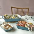 thumbnail image 5 of Staub Ceramic 3-pc Rectangular Baking Dish Set - Rustic Turquoise, 5 of 5
