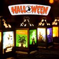 thumbnail image 5 of Moocorvic Vintage Camping Lantern, Halloween Indoor/Outdoor Hanging Decorations Lanterns for Patio Waterproof, Battery Powered Lantern for Lawn, Fireplace(5.1''x2.8''), 5 of 6