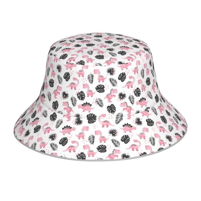 Balery Cute Dinosaur Sombreros para el sol para hombre y mujer, sombrero de pescador con UPF 50+