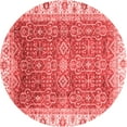thumbnail image 1 of Ahgly Company Indoor Round Oriental Red Traditional Area Rugs, 7' Round, 1 of 4