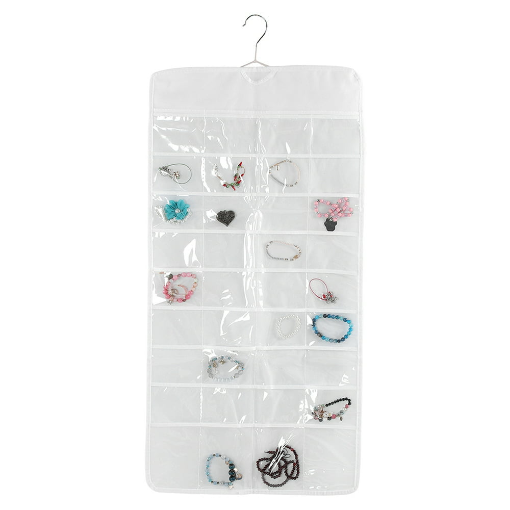 YLSHRF Dual-sided Over The Door Storage Bag Jewelry Hanging Bag ...