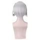 thumbnail image 3 of Peluca corta para cosplay, gris plateado, con trenzas laterales, 40 cm, 3 of 3
