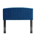 thumbnail image 4 of Headboard, Twin Size, Velvet, Blue Navy, Modern Contemporary Urban Design, Bedroom Master Guest Suite, 4 of 10