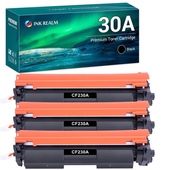CF230A 30A Compatible Toner Cartridge for CF230A 30A for Laserjet Pro MFP M227fdw M203dw M227fdn M203d M203dn M227sdn Printer (Black, 3-Pack)
