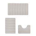 thumbnail image 1 of Juego de 3 alfombrillas de baño de espuma viscoelástica Fdksdf, universales, suaves, cómodas, absorbentes, antideslizantes y gruesas. Fáciles de limpiar a máquina y de secado rápido., 1 of 5
