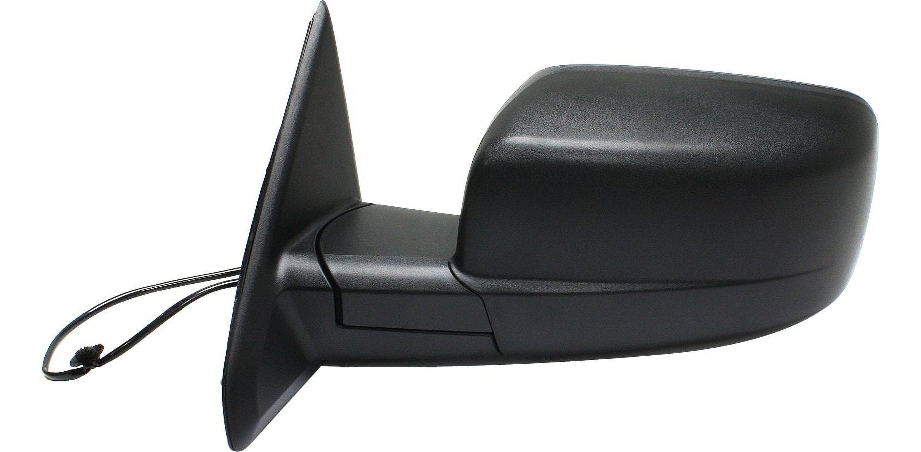 Mirror Compatible With 2013-2018 Ram 1500 2500 Left Driver Side Textured Black Kool-Vue