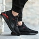 thumbnail image 1 of Zapatos de pies de punta de acero anti smash sneakers anti -apuñala para hombres mujeres (40) rojo negro, 1 of 9