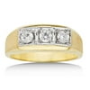 5/8 Carat Diamond Yellow Gold Men's Ring