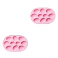thumbnail image 4 of Ounissouiy Molde de silicona Pascua 10 cavidad huevo pastel molde DIY hornear Chocolate hielo bandeja Halloween hornear rosa 2piezas Ounissouiy CBP066275, 4 of 6