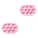 thumbnail image 3 of Monstrate Molde de silicona Pascua 10 cavidad huevo pastel molde DIY hornear Chocolate hielo bandeja Halloween hornear rosa 2piezas Monstrate CBP066275, 3 of 6