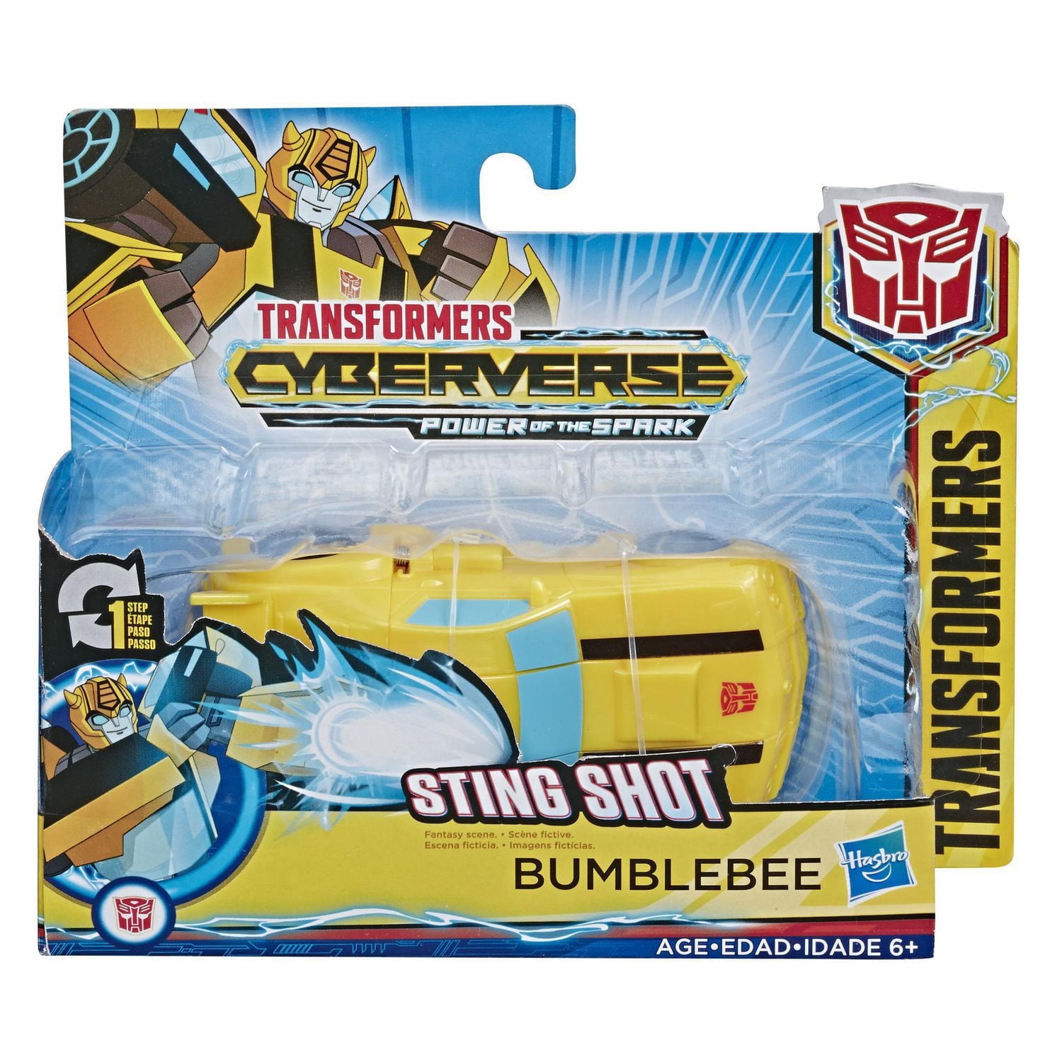 Transformers Cyberverse Action Attackers: 1-Step Changer Bumblebee