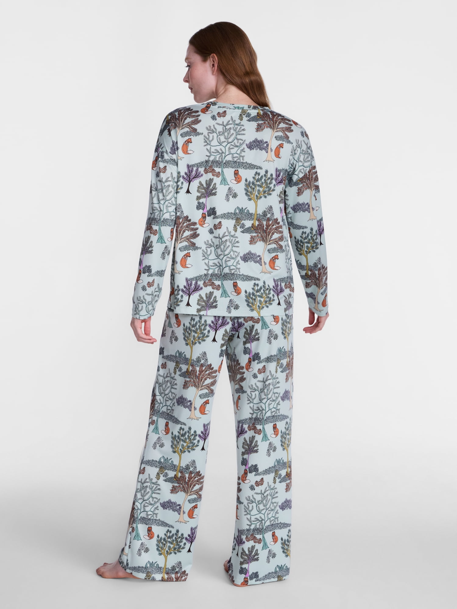 Joyspun Women's Dreamy Soft Collection Sleep Top and Pants, 2-Piece Set, Sizes XS-3X