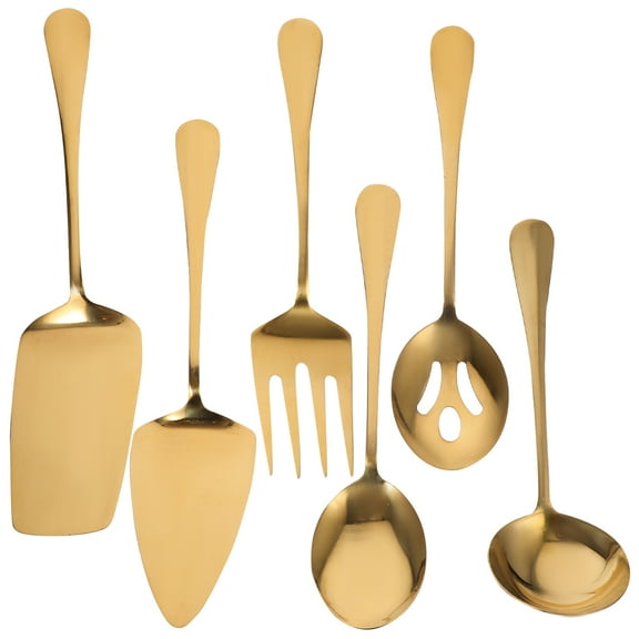 Raindrops cucharas Serving Utensil Food-grade Metal Modern Simple Friends Dinner Party 1 Set