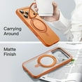 thumbnail image 7 of JETech 360 Degree Rotatable Ring Case for iPhone 17 Pro Max 6.9-Inch with Camera Control Button, Compatible with MagSafe (Orange), 7 of 7