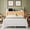 White, variant on King Size Metal Platform Bed Frame with Storage Headboard, Charging Station and LED Light, Heavy-Duty Support, No Box Spring Needed, Noise Free, White