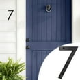 thumbnail image 4 of Stainless Steel Floating House Number, Metal Modern House Numbers, for Outdoor Mailbox Yard Home Wall DoorGarage Gate with Nail Kit, Coated Black, 4 of 4