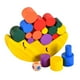thumbnail image 3 of 1 juego de bloques de construcción de madera con forma de luna para educación temprana de niños, juguete de mesa, 3 of 7