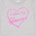 thumbnail image 4 of Inktastic I Love My Glamma in Pink Chalk Heart Boys or Girls Baby T-Shirt, 4 of 5