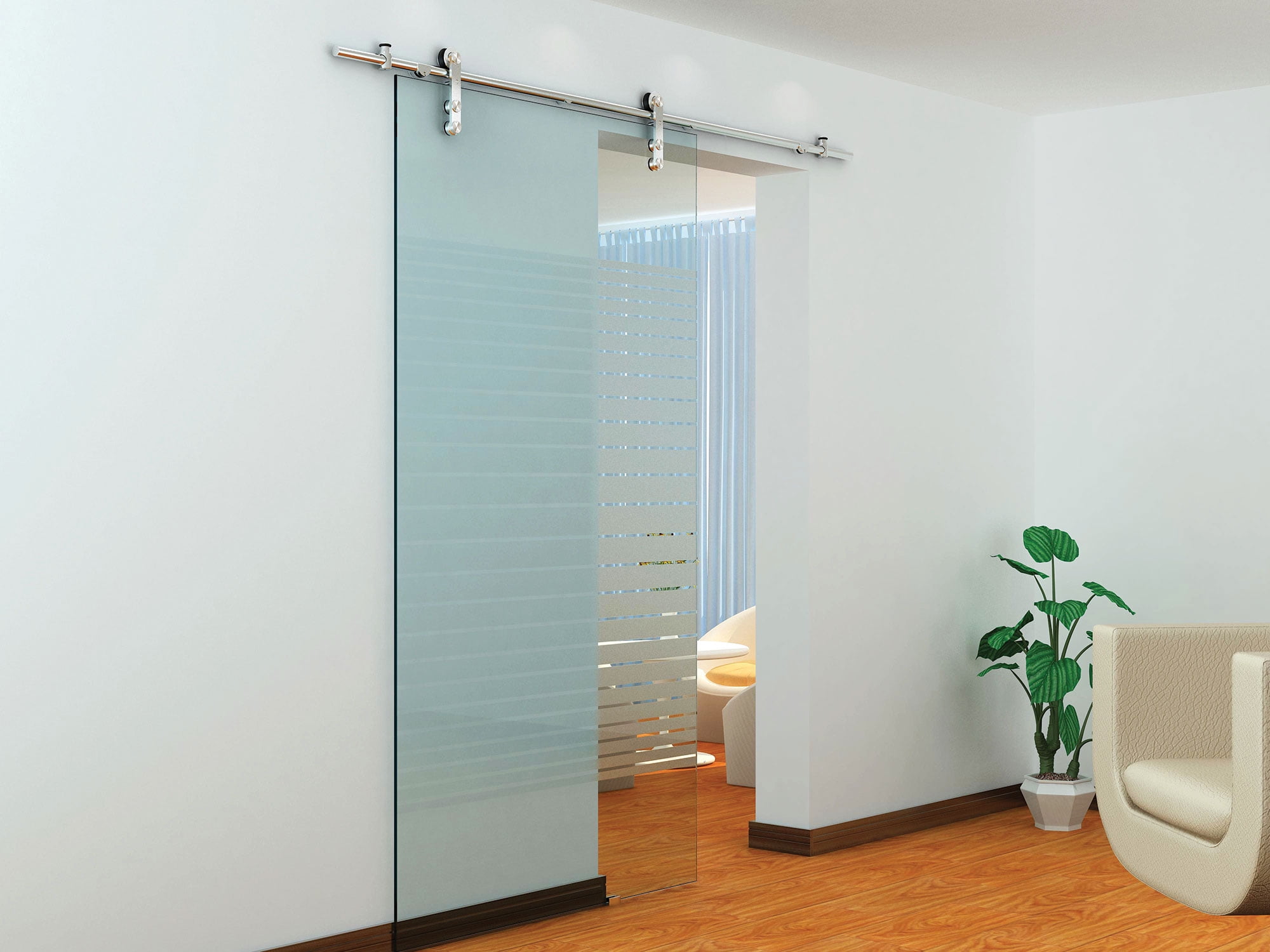 Architectural Products by Outwater 783/4" Barn Door Stainless Steel