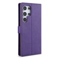 thumbnail image 3 of For Samsung Galaxy S25 Ultra Case Wallet, Retro PU Leather Cards Holder Stand Flip Cover Magnetic Closure Shockproof Protective Case for Women Men, Purple, 3 of 8