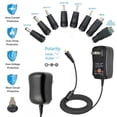 thumbnail image 1 of Universal AC/DC Adapter Multi-Voltage Regulated Switching Power Supply With 8 Selectable Adapter Plugs Multifunctional Voltage Adjustable Charging Adapter Universal AC DC Adapter, 1 of 8