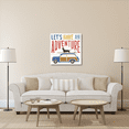 thumbnail image 3 of Global Gallery's 'Beach Bums Woodie' By Michael Mullan Stretched Canvas Wall Art, 3 of 4