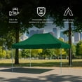 thumbnail image 3 of Ilios Innova | Toldo Plegable Verde 3x6 m Carpa para Exteriores Resistente al Clima, Impermeable, Estructura de Hierro y Tela Oxford 600D., 3 of 9