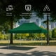thumbnail image 3 of Ilios Innova | Toldo Plegable Verde 3x6 m Carpa para Exteriores Resistente al Clima, Impermeable, Estructura de Hierro y Tela Oxford 600D., 3 of 9