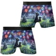 thumbnail image 3 of Happy New Year Scottish Terrier Family Cheer Winter Midnight Firework All Over Print Boxer Briefs Underwear for Men Dad Scottie Dog Lover Gifts - 02025, 3 of 6