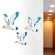 thumbnail image 5 of 3x Gaviota Decoración de Pared Paloma de la Paz Decoración de Pared Aves Marinas Creativas Resina Volando Estilo A, 5 of 9