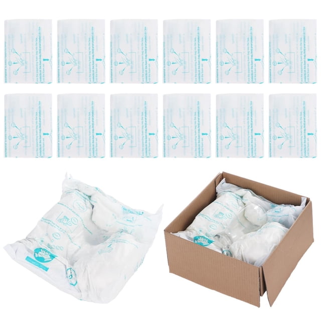 Foam Bags For Shipping 12 PCS 14Ã16 inch, Handy Foam Temperature Expanding Shipping Bags, Foam Packaging Bags, Instant Pack Quick Expanding Foam Bags Packing Shipping Solution