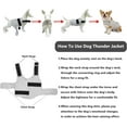 thumbnail image 4 of Dog Anxiety Jacket, Skin-Friendly Dog Calming Shirt - Dog Coat for Thunder, Fireworks and Separation - Keep Pet Calm Without Medicine & Training, Anti Anxiety Vest for Dogs (Dark Grey, XL), 4 of 9