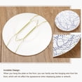 thumbnail image 6 of Uxcell 10Pcs Plate Hanger, 4 inch Brass Invisible Wall Plate Hangers, Gold, 6 of 6