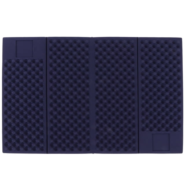 Foldable Cellular EVA Pet Dog Mat Washable Double Side Waterproof Pad Cat Litter MatDark Blue + Light Blue M