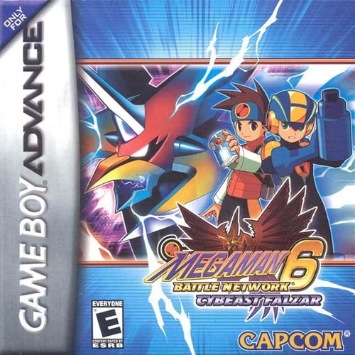 Mega Man Battle Network 6 Cybeast Falzar Nintendo Gameboy Advance Gba Used Walmart Com