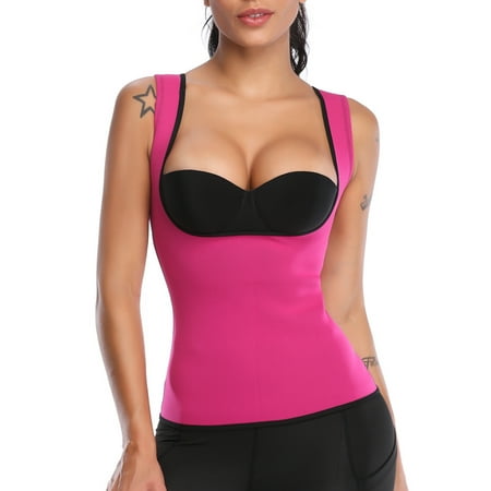 

SLIMBELLE Women Sweat Sauna Neoprene Waist Trainer Hot Slimming Sauna Vest Tummy Control Body Shaper for Weight Loss