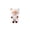 A005- E, variant on Raccoon Stuffed Animal with Magnetic Base, 5 Inches, Gray and White Plush, for Office Desk and Cubicle, Plush Toys Decoration