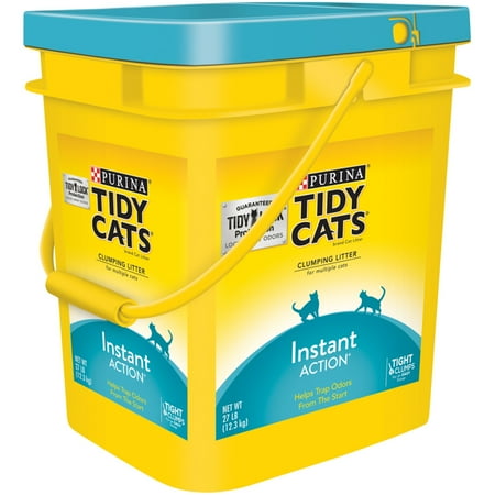 Purina Tidy Cats Instant Action Clumping Cat Litter, 27-lb
