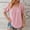 Pink, variant on ECZHAW Womens Dressy Casual Summer Tops Flowy Blouse Puff Sleeve Tops