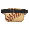 thumbnail image 3 of Fotbe Vintage Baseball Cangurera Cuadrada con Estampado de Doble Capa, Bolsa de Cintura Ajustable Mini para Hombres y Mujeres, 3 of 9